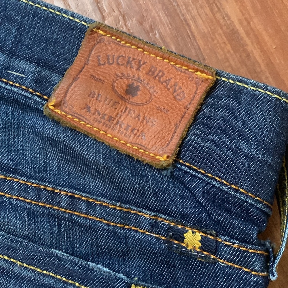 Lucky Brand Charlie Skinny Dark Wash Blue Jeans Women’s 0/25 - Picture 6 of 16